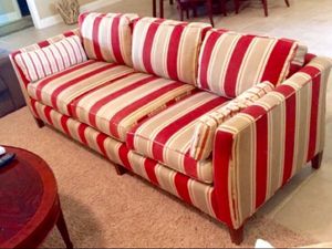 Vintage Ethan Allen Sofa Custom Waverly Fabric For In Boynton Original Hand Made Ethan Allen Sofa 7 Feet Long For In Boynton Beach Fl