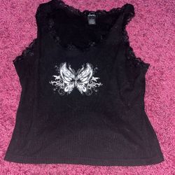 Justify Butterfly Tank Top - Size L