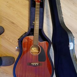 Fender acoustic electric guitar