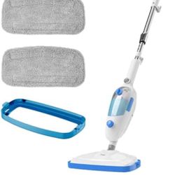 Steam mop for cleaning hardwood floors, light steam mop for vinyl, laminate, carpet, hard tile floor cleaner for domestic use with adjustable steam mo