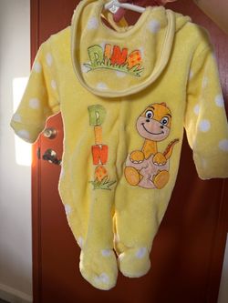 Onesie with Bib Set 3-6