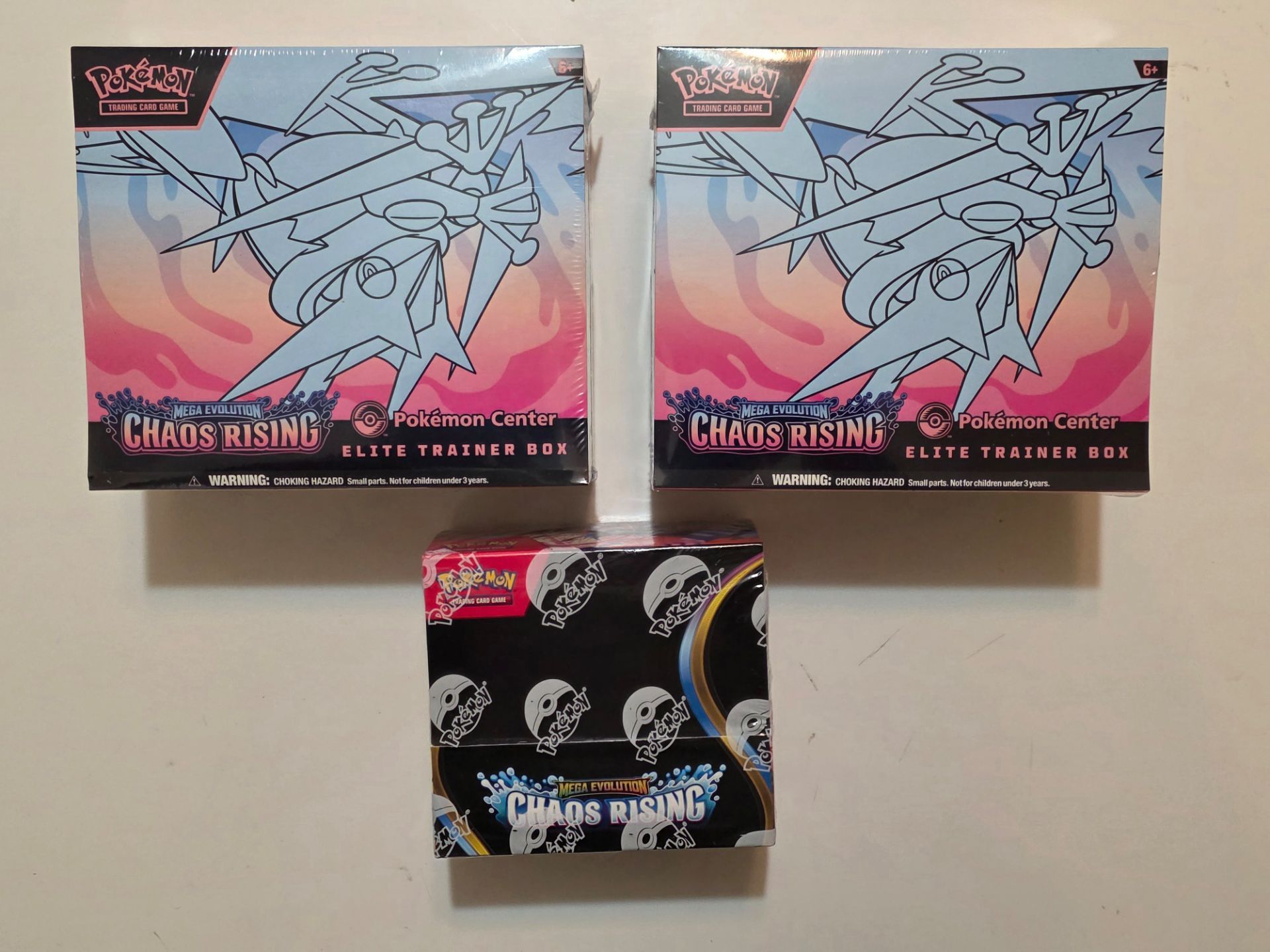 Pokemon chaos rising booster box and ETB