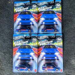 Hot Wheels Fast & Furious 25th 1999 Nissan Maxima Dk Blue 1:64 $10 Each
