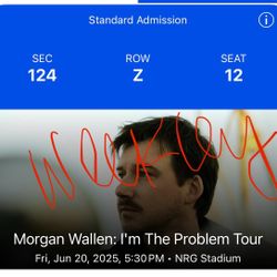 Morgan Wallen Tickets- Houston 