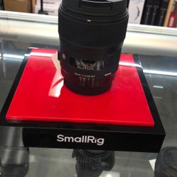 Sigma 35mm F/1.4 DG HSM Art FF Canon EF Lens Pre Owned 