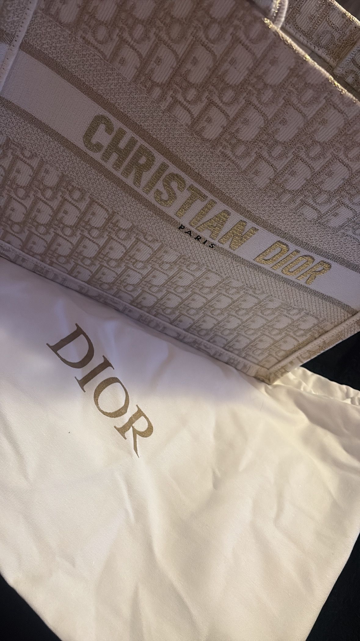 Christian Dior book tote