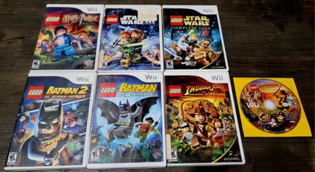 7 Lego Nintendo Wii Games 