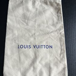 Louis Vuitton Drawstring Storage Dust Bag 13.5”x 9.5”
