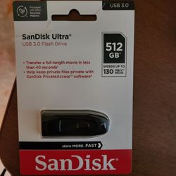 SanDisk Ultra USB 3.0 Flash Drive 512 GB