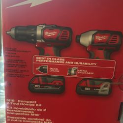 Milwaukee Drill Combo New