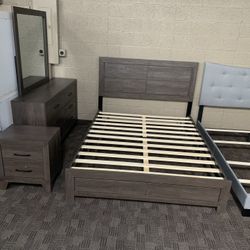 Grey Queen Bedroom Set 