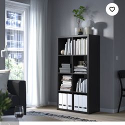 IKEA Black 8-Cube Storage 