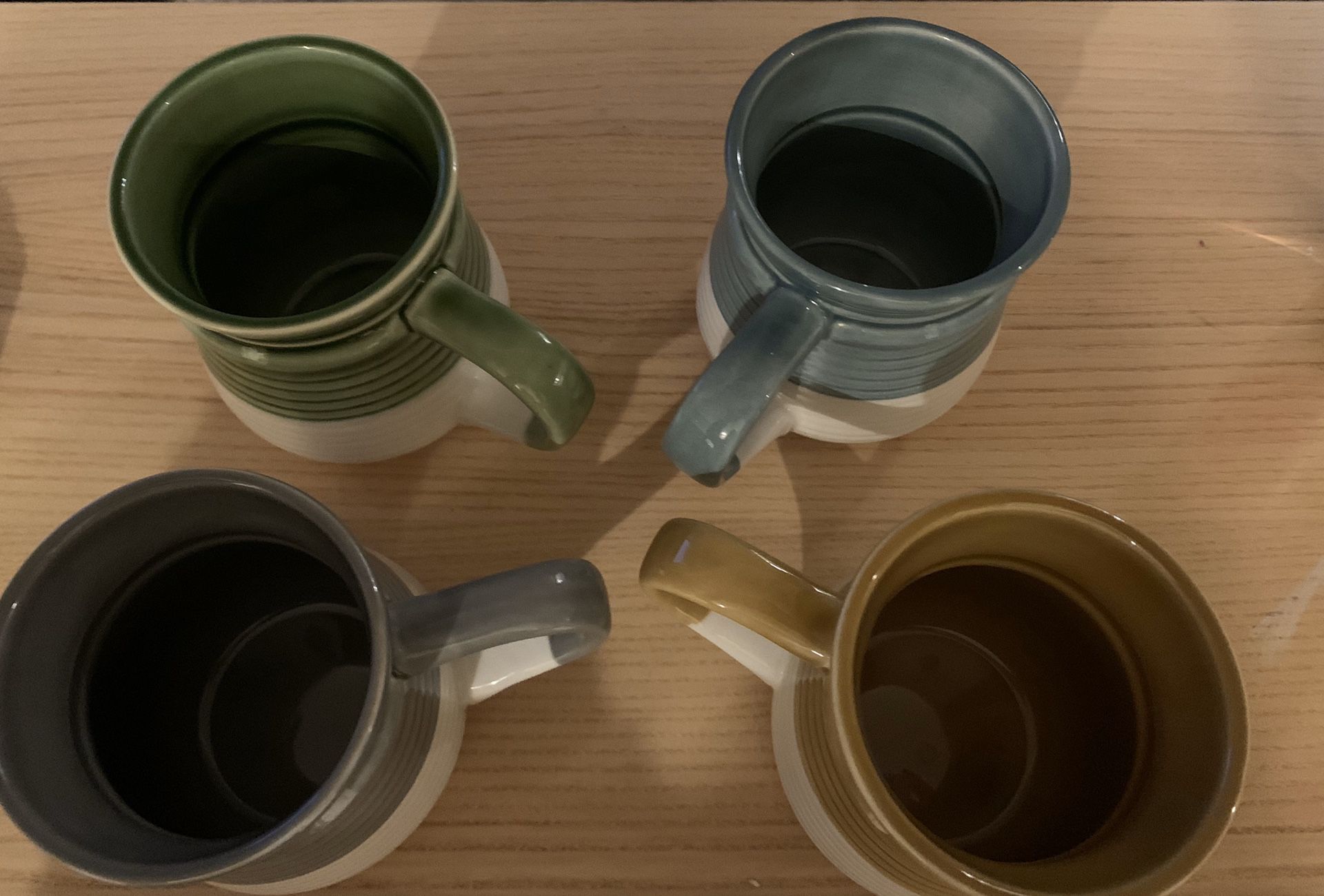World Market Ceramic Mugs (set of 4)