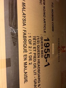 Queen size bed room set brand new still in box it comes night stand dresser with mirror and new mattress