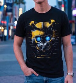 Bumblebee Universal Studios- Transformers Graphic T-Shirt - Black size M