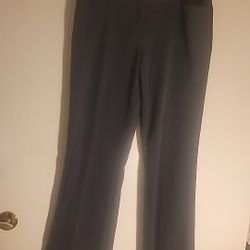Calvin Klein Women's Black Curvy Fit Trouser Leg Dress Pants Slacks Size 6 