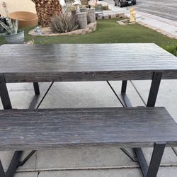 6 Pcs Rustic Dining Set