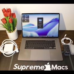 Apple MacBook Pro 2019 16” 16GB RAM 500GB SSD NVME macOS Tahoe
