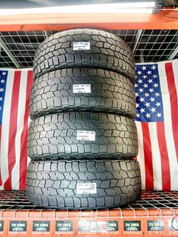 🇺🇸 4 GREAT USED TIRES LT265/60R20 COOPER DISCOVERER AT3 XLT ALL TERRAIN 265 60 20