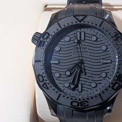 Like New Omega Seamster 300 Black Black