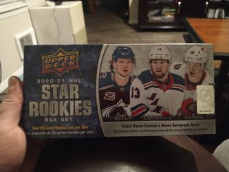 2020-21 Uppers Deck Nhl Star Rookies Box Set