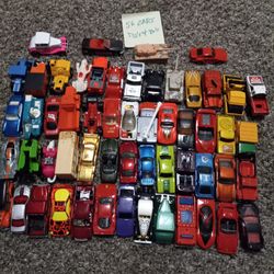 56 Ct 70's 80's Hotwheels Cars Matchbox Cars 