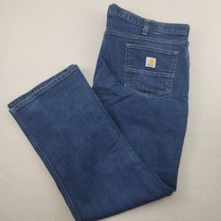 Carhartt Classic Straight Leg Relaxed Fit Denim Jeans Dark Wash Men's 44x30