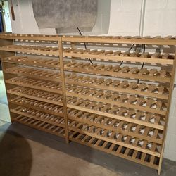 Wood wine rack
