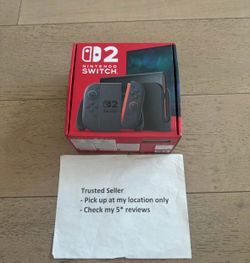 Nintendo switch 2 console 
