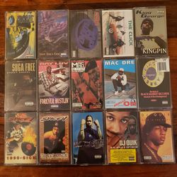 West Coast Cassette Tape Lot