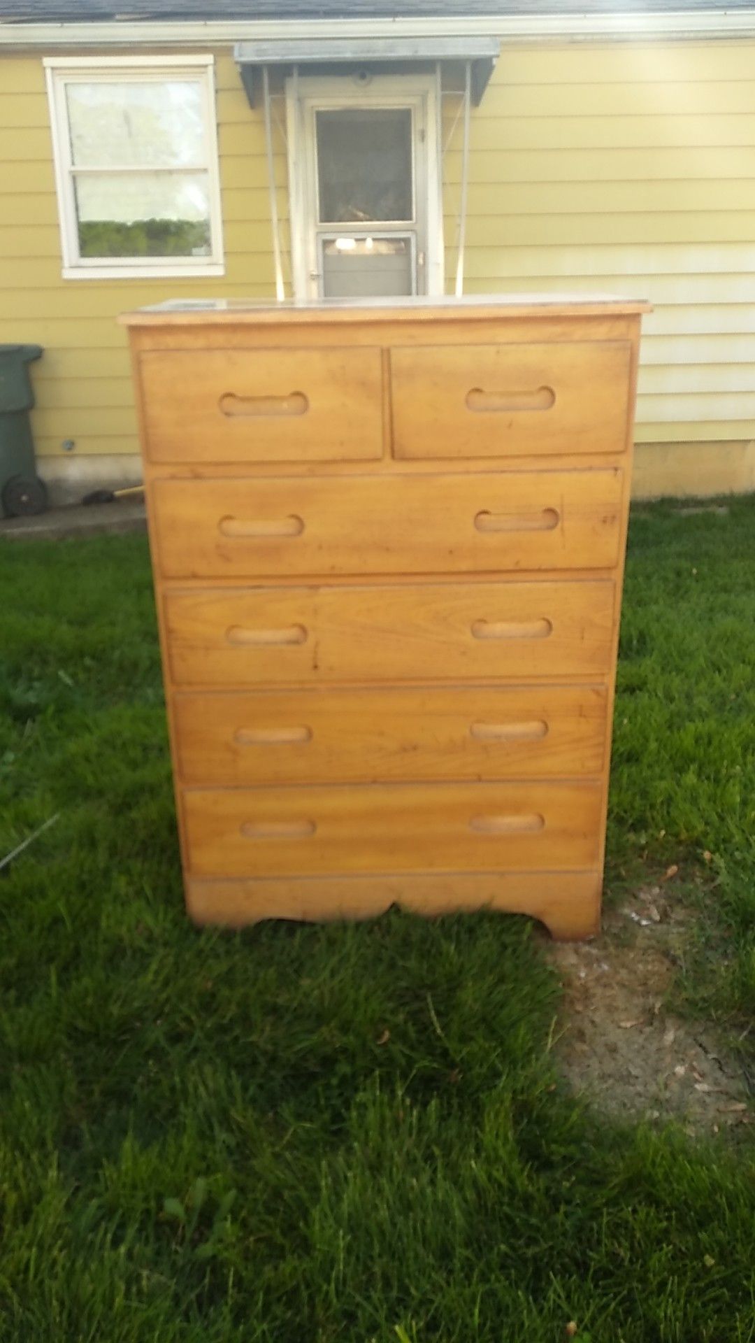 6 Drawer Wooden Chest Dresser