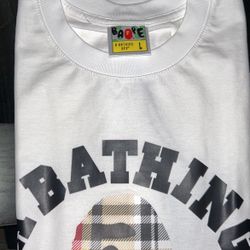 Bape Burberry tee