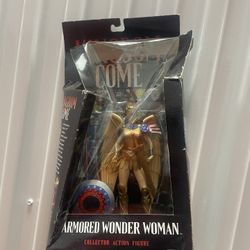 2003 DC Direct Kingdom Come Armored Wonder Woman Action Figure Wave 3 Alex Ross