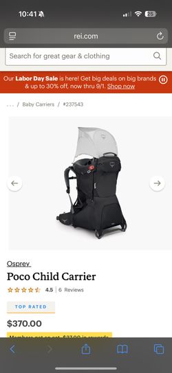 osprey poco plus baby carrier 