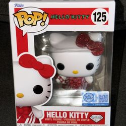 Funko Pop x Sanrio Holiday Christmas Diamond  Hello Kitty Hollywood Exclusive Vinyl Figure Doll New In Box