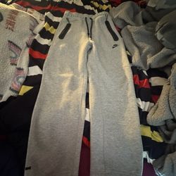 nike tech open-hem pants
