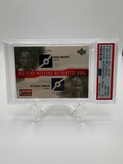 2003 Upper Deck - Michael Jordan, Kobe Bryant #AS-KB/MJ Dual Relic 💥Rare💥 (C)