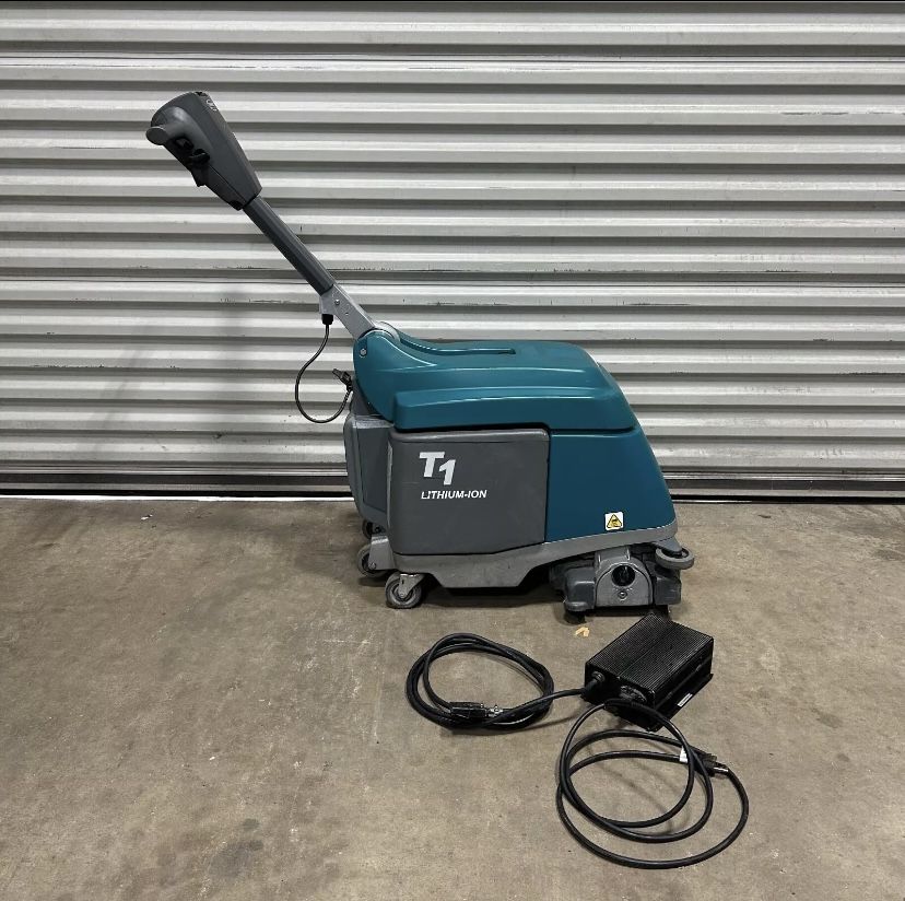 Tennant T1B 15" Walk-Behind Electric Floor Scrubber Cleaner ION Battery- 49hrs