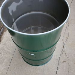 Metal Barrels 55-gallon, Not Galvanized, Open Top, No  Lid.