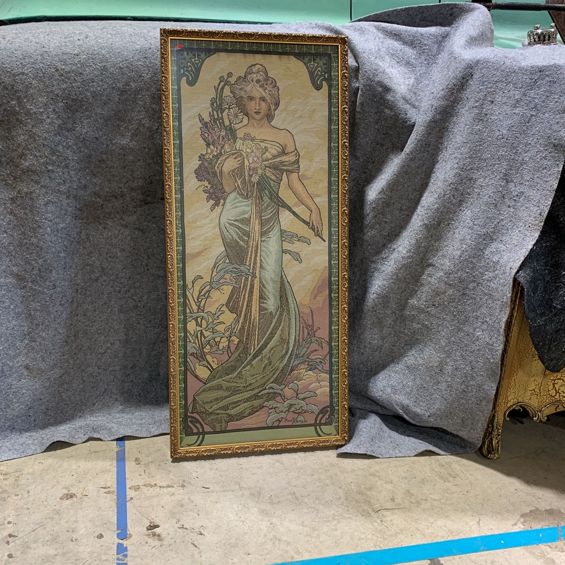 Beautiful framed tapestry