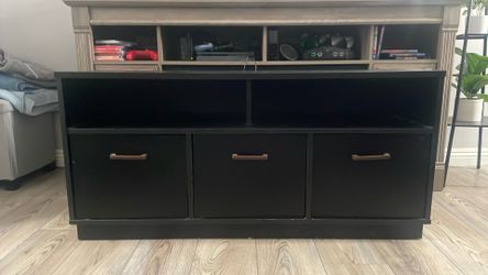 Black TV STAND