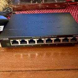 Netgear GS308, 8 Port Unmanaged Gigabit Network Switch
