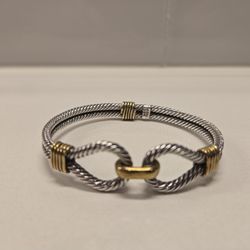 925 Sterling Silver Hook Bracelet
