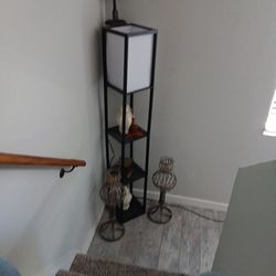3 SHELF LIGHTED STAND