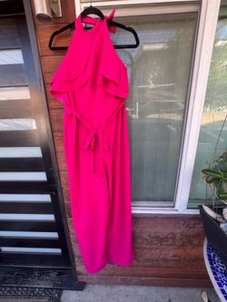 Vibrant hot pink Bebe jumpsuit size L