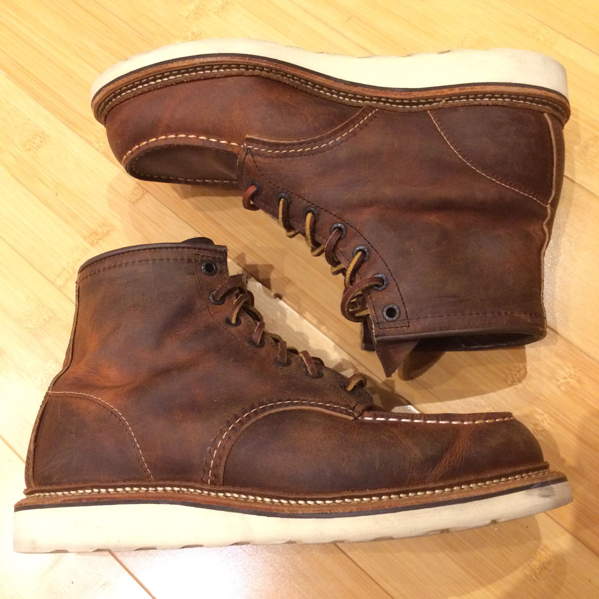 Red Wing 1907 Classic Moc Toe Boots - Copper