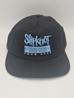 Slipknot Embroidered Graphic Black Snapback Hat One Size