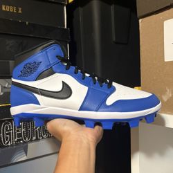 Nike Jordan 1 Royal Cleat (Size 13)