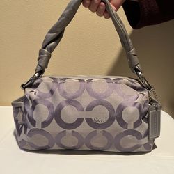 Coach Parker Op Art Jacquard Signature Hobo Shoulder Bag