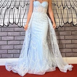 Gorgeous Blue Prom Dress